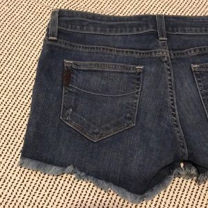 PAIGE Women's Blue Jean Shorts